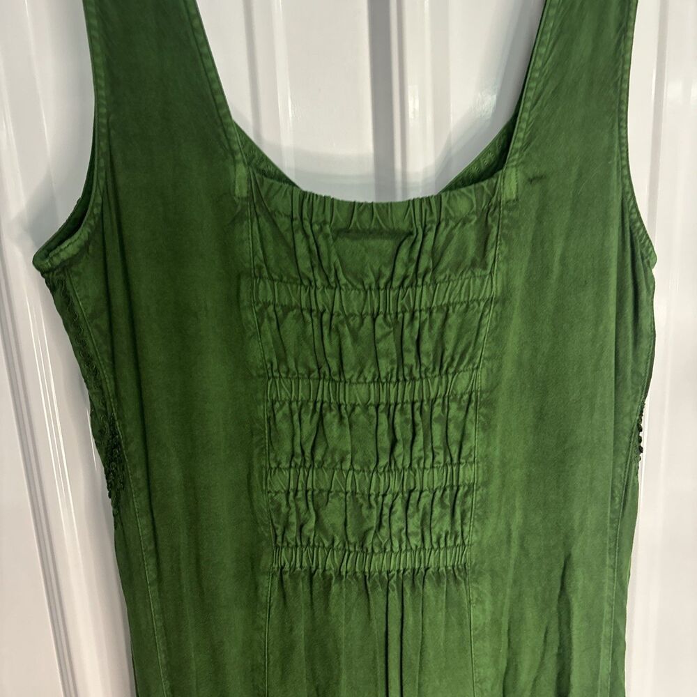 Holy Clothing Ena Maxi in Huntress Green Medium Fairy Core Medieval Renaissance - Picture 8 of 12